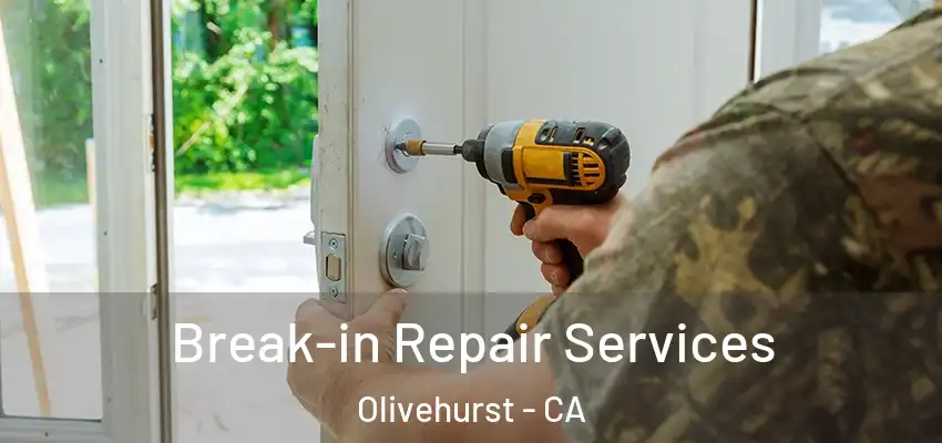  Break-in Repair Services Olivehurst - CA