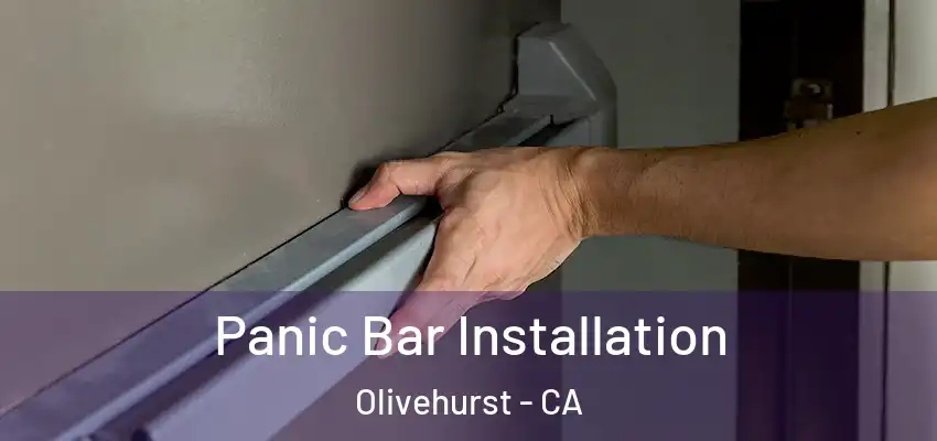  Panic Bar Installation Olivehurst - CA